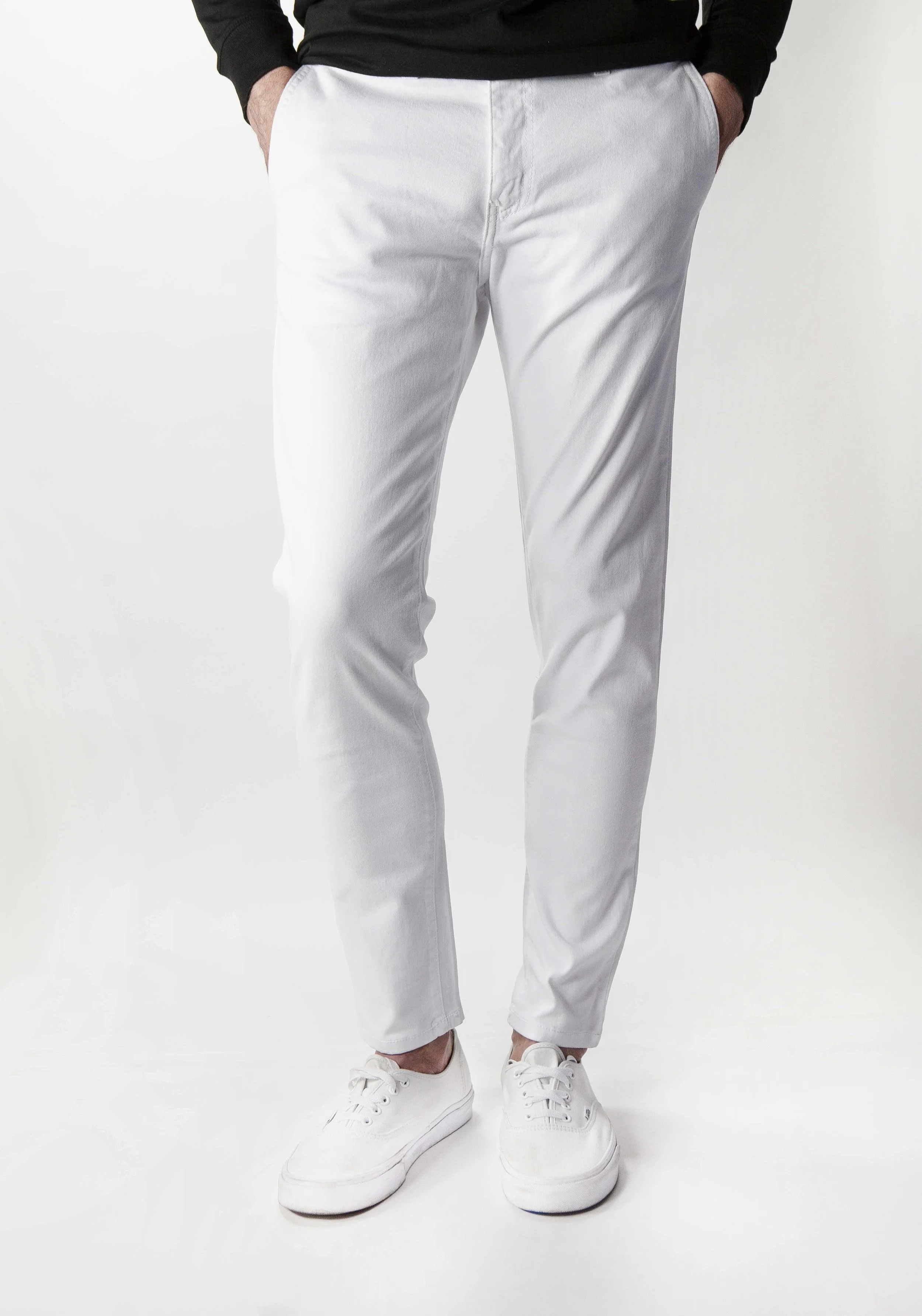 Gypsohila Stylish Chino Pants white Gypsohila Stylish Chino Pants white